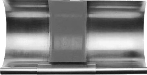 UTBYTTINGSSTIKKE 280X0,8 zinc 127x64x0.8 mm