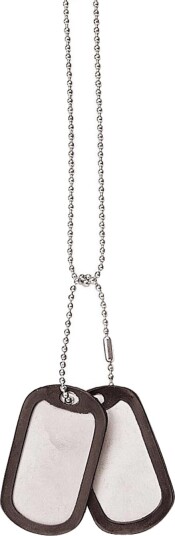 Rothco Dog Tag Lyddempere Svart