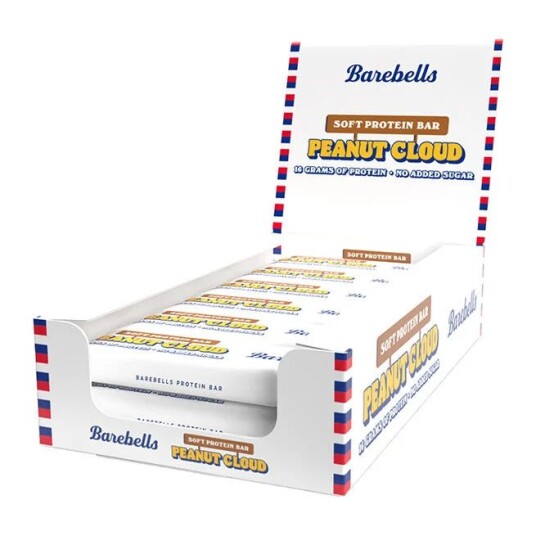 12 x Barebells Soft Protein Bar 55 g Peanut Cloud 12 x Barebells Soft Protein Bar 55 g Peanut Cloud