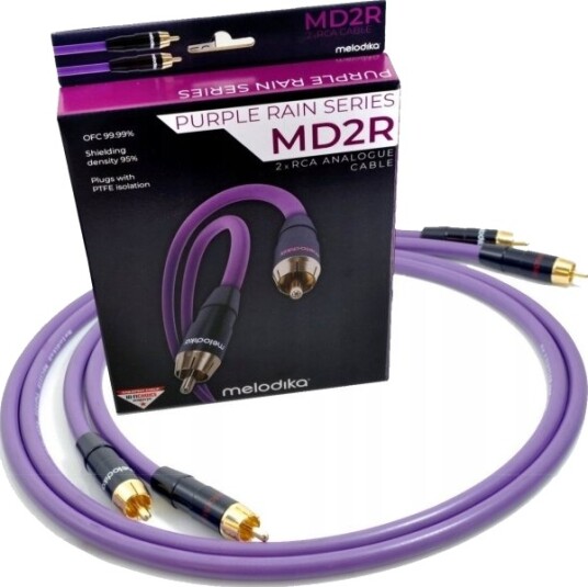 Melodika Md2r120 Kabel 2Xrca - 2X Rca Purple 12 M