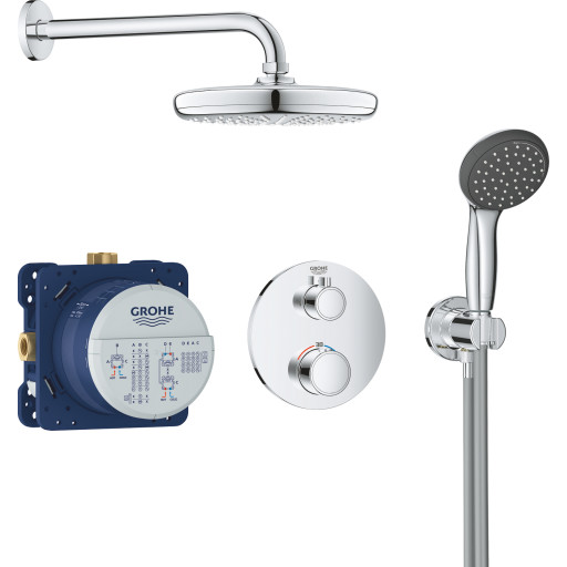 Grohe Presicion Trend Ny Termostatblander Til Indb Komplett Med Hov