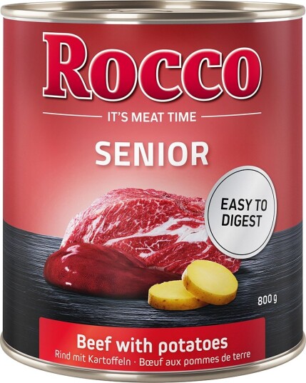 Rocco Våtfôr Senior Med Poteter Storfe 6 X 800 G