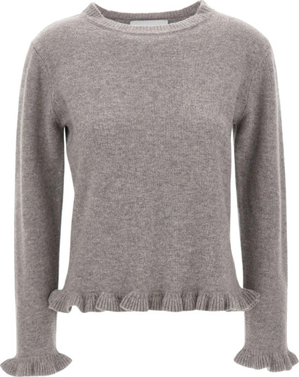 Kaos Dame Strikkevarer Grå M, Kaos Dame Strikkevarer Grå M,