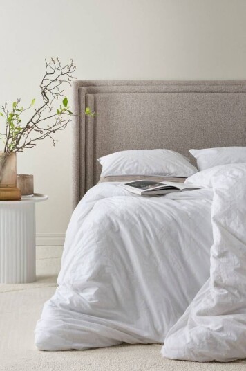 BRYONA dynetrekk Hvit/beige