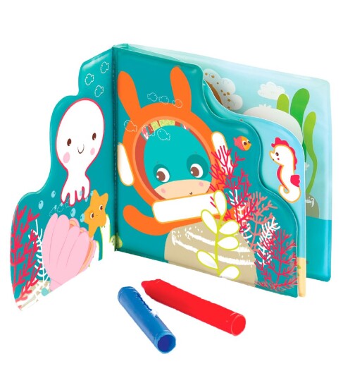 Ludi Bath Coloring Book - Multi/patterned - ONE SIZE Ludi Bath Coloring Book - Multi/patterned - ONE SIZE