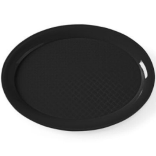 Fastfoodbakke Polypropylen Sort Oval 265x195 Mm Pp Fastfoodbakke Polypropylen Sort Oval 265x195 Mm Pp