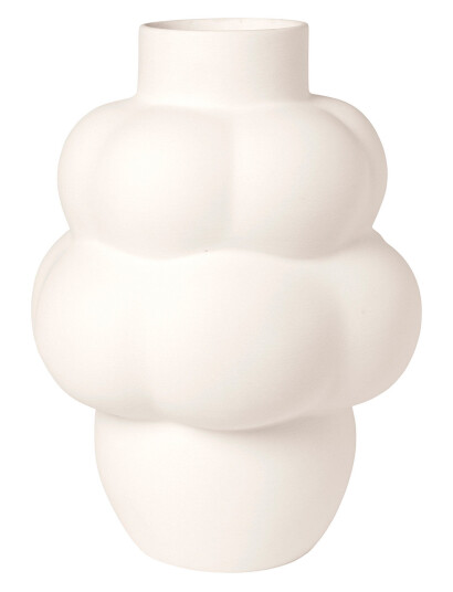 Louise Roe Ceramic Balloon Vase #04 White Louise Roe RAW WHITE ONE SIZE