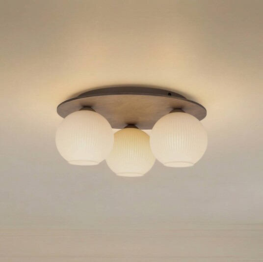 Taklampe Virlo TK Lighting dimbar Lyst tre  Stue / spisestue Glass