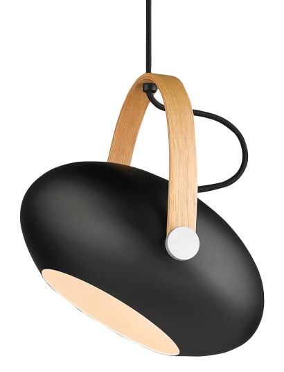 Halo Design D.c Black Halo Design BLACK, WOOD Ø26CM