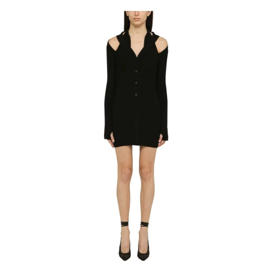 Andrea Adamo Dame Kjoler Svart M, Andrea Adamo Dame Kjoler Svart M,