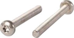 Pajo Bolte Maskinskrue pannehodet [DIN 7985] fullgjengede M4 Torx20 A2