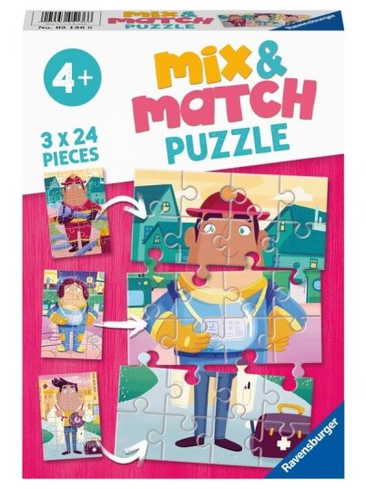 Ravensburger Mix & Match: Job Swap! 3x24p