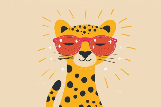 Namly Design Plakat Gepard Cool POSTER6HQR0R