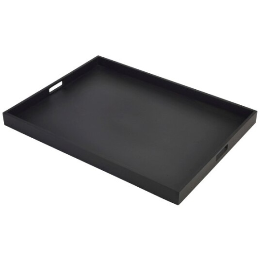 Solid Svart Butlers Tray 64 x 48 x 4.5cm Solid Svart Butlers Tray 64 x 48 x 4.5cm