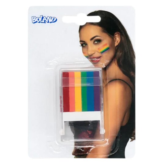 IPK Face Paint Stick Rainbow 6-In-1 - Multi/patterned - 0