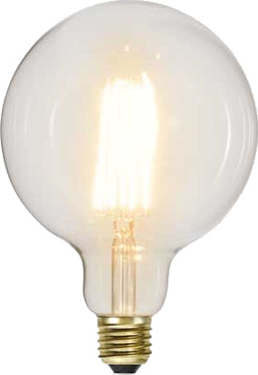 Ms Belysning Edison Globe Klar 125mm LED E27 4W Dimbar Ms Belysning Edison Globe Klar 125mm LED E27 4W Dimbar