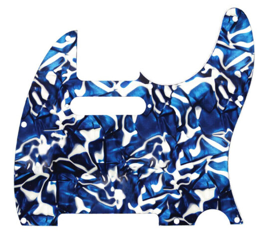 D'Andrea T-Style Pickguard Blue Swirl Pearl D'Andrea T-Style Pickguard Blue Swirl Pearl