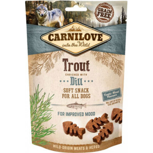 Carnilove Hundegodbiter Ørret og Dill 200 g - Kornfritt Tilleggsfôr