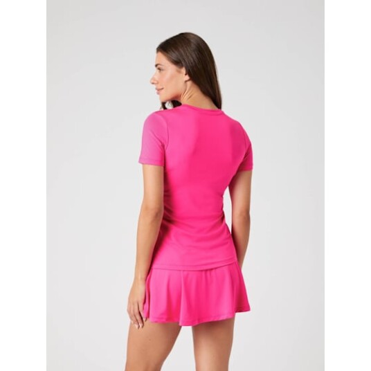 Bjørn Borg Ace Slim T Shirt Dame Pink Glo XS