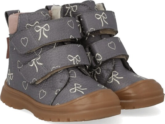 ANGULUS Boots Flat With Velcro Grey 20