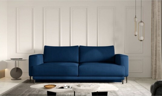 Sofa Eltap Dalia 248x84x95 cm Nube 40 Blå