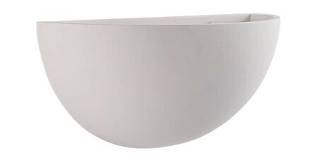 Lindby Narin vegglampe uplight, gips hvit halvrund Lindby Narin vegglampe uplight, gips hvit halvrund