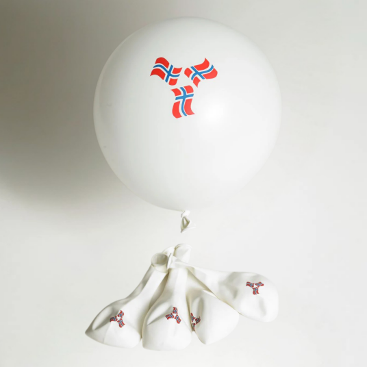Ballonger Norske Flagg Pk/8 Ballonger Norske Flagg Pk/8