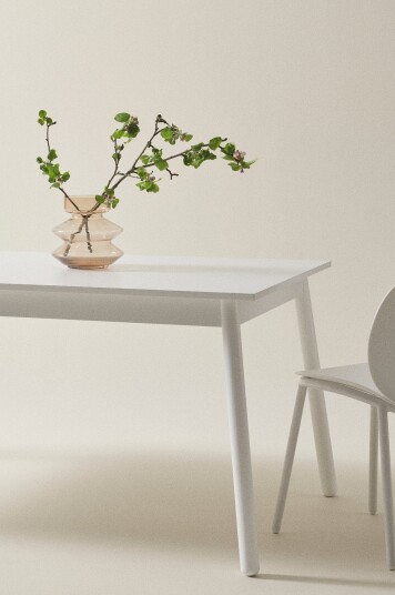 Jotex Spisebord 90x180 Cm White mdf / metall KINNA 1610450010