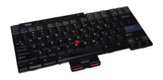 Lenovo X6x X6xs - German - Notebook erstatningstastatur og numerisk tastatur - Tysk - Svart