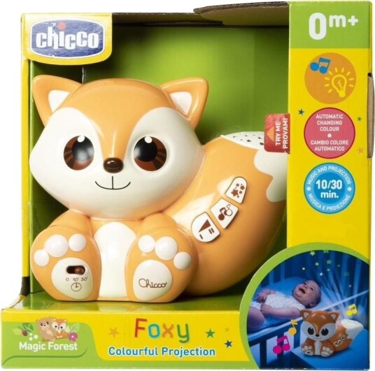 Chicco Foxy Nattlampe Med 3 Melodier Rev