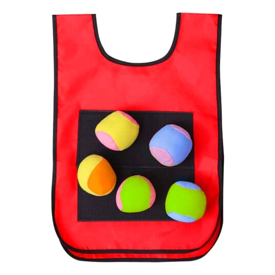 Catsson Int Group LTD Dodgeball Vest med Baller - Rød
