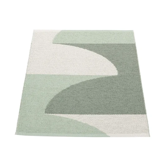 Pappelina Hill teppe Army/Misty Mint/Fossil Grey 70 x 90cm