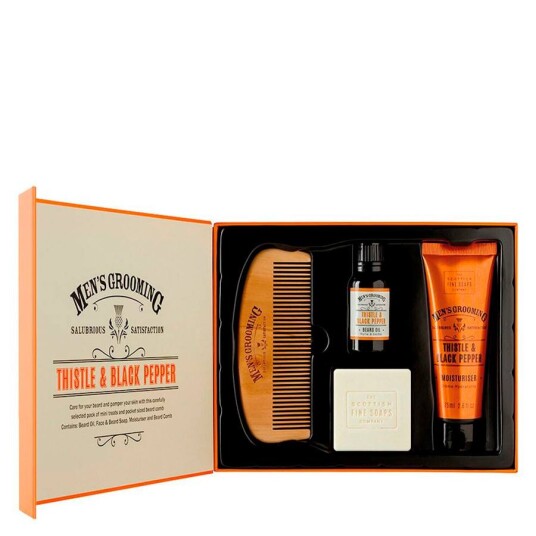 The Scottish Fine Soap Thistle & Black Pepper Face & Beard Care K