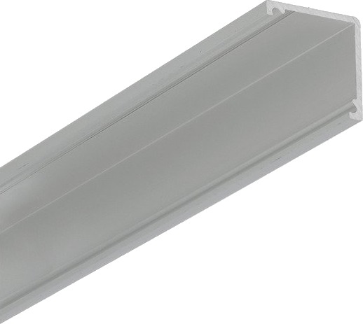 2m aluminiumsprofil CABI12 DUO E Anodisert hjørne LED skinne