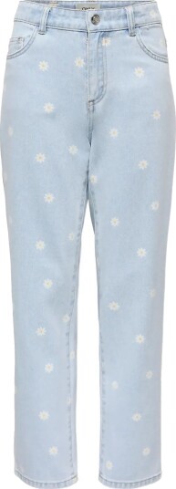 Kids Only Kogrobyn Reg Straight Daisy Dnm Blue 134