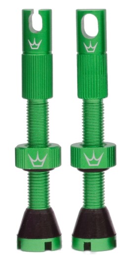 Peaty's Chris King Tubeless Valves 60mmemerald 60mm