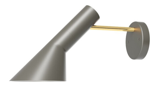 Louis Poulsen AJ Vegglampe HW Brass/Warm Grey