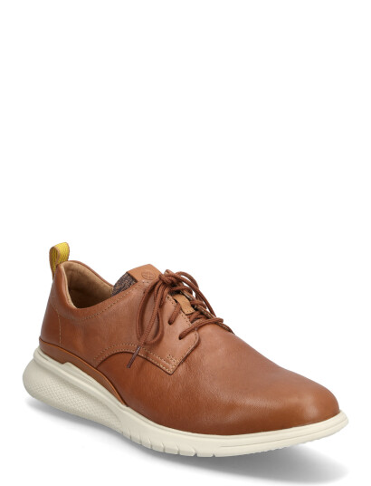 Hush Puppies Men"s Advance Laceup Cognac Leather Brown 45.5 Hush Puppies Men"s Advance Laceup Cognac Leather Brown 45.5