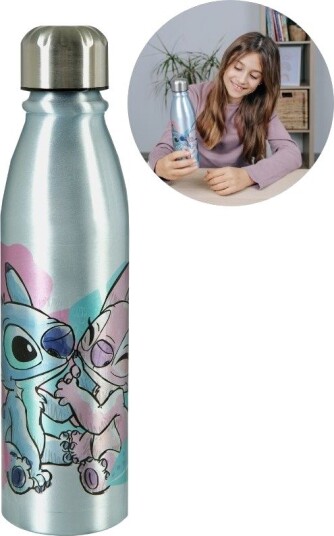Disney Lilo & Stitch Drikkeflaske Med Skruelokk 600ml