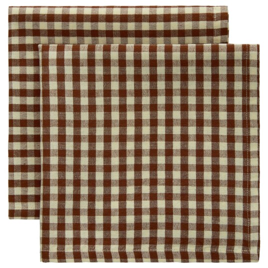 Decotique Oliva Serviett 45x45 cm 2 pk Brun Decotique Oliva Serviett 45x45 cm 2 pk Brun
