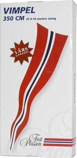 Flagg Vimpel 350cm 9-10 Meter Stang Flagg Vimpel 350cm 9-10 Meter Stang