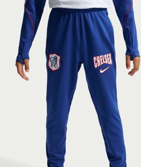 Chelsea Treningsbukser Dri FIT Strike KPZ 3.   Rush Blå/Hvit Barn   Nike størrelse M: 137 147 cm