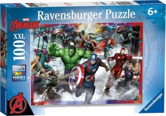 Ravensburger 10771 XXL Puslespill 100 Brikker Marvel Avengers Ravensburger 10771 XXL Puslespill 100 Brikker Marvel Avengers
