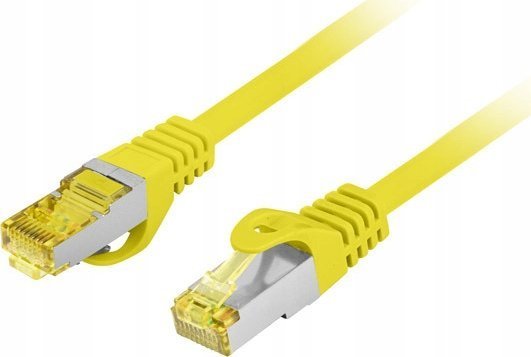 Lanberg Patchcord Cat 6A S/Ftp Lszh Cu 5M Yellow Fluke Passed