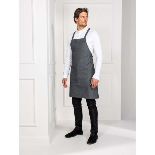 Le Nouveau Chef Kokkeforkle Eden Denim; 78x84 cm (LxB); Svart