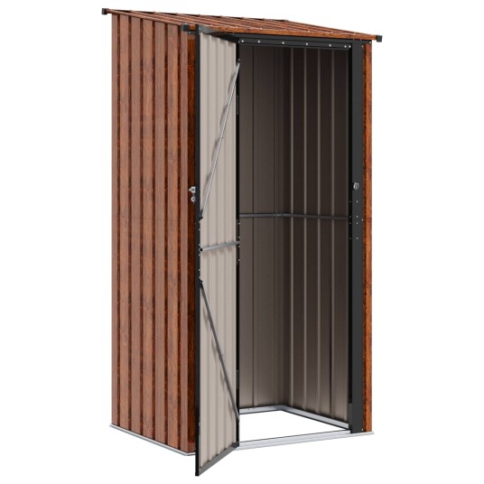 Hageskur Brun 103 x 86 x 200 cm Metall Hageskur Brun 103 x 86 x 200 cm Metall