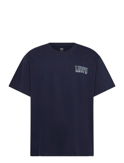 Levi"s® Ss Relaxed Fit Tee Abstract Gl   Navy   S