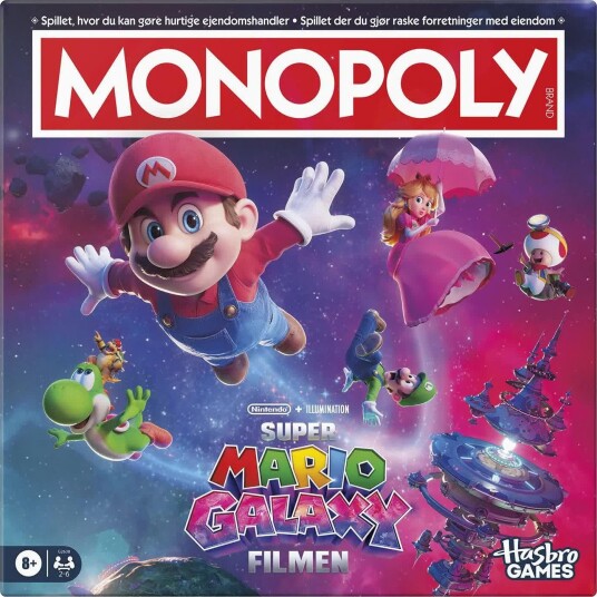 Hasbro Monopol Brettspill 8+ År Super Mario Movie 2