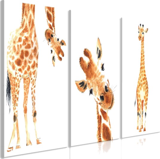 Bilde Funny Giraffes 3 Parts 120x60 Artgeist sp. z o. o.