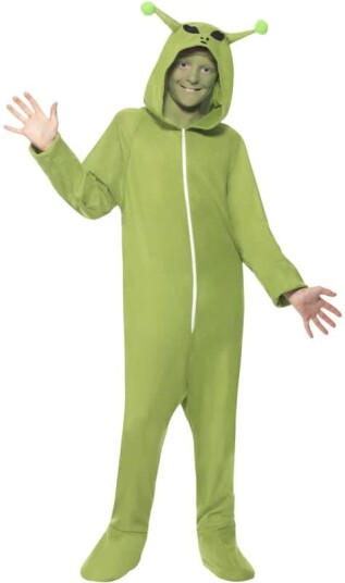 Smiffys Alien Kostyme 7-9 år Smiffys Alien Kostyme 7-9 år
